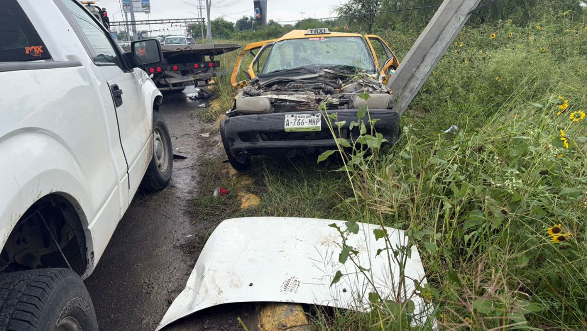 El vehículo utilizado como taxi fue declarado como pérdida total | Susana Paredes