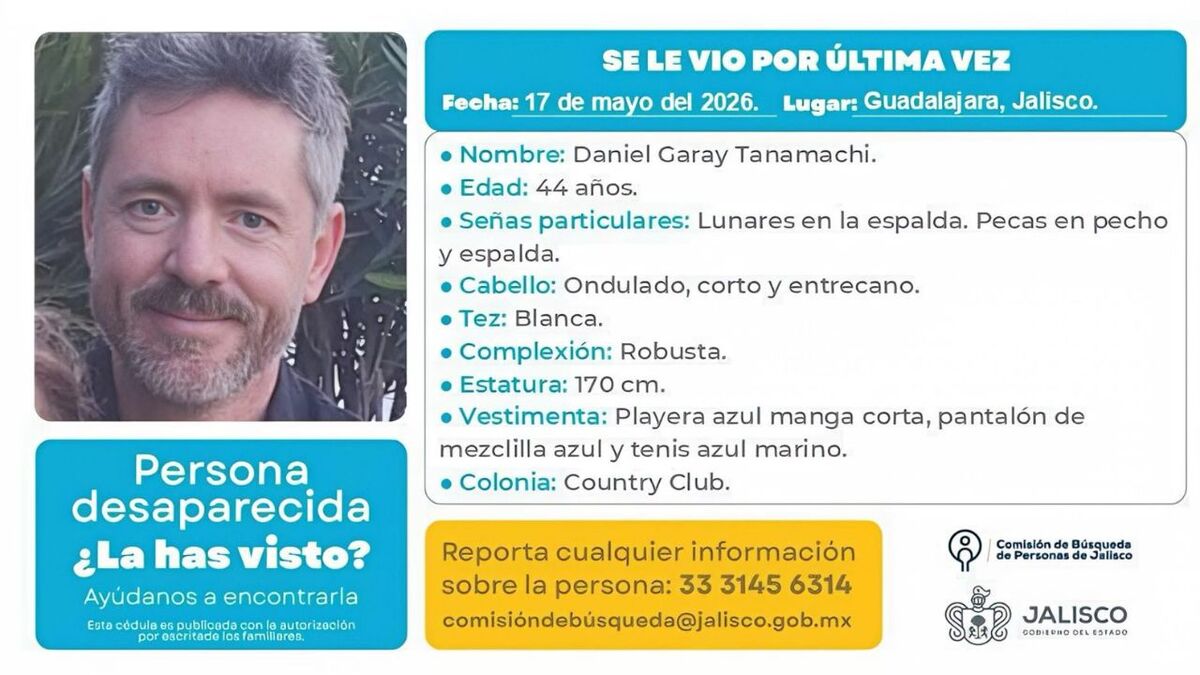 Buscan en Jalisco a empresario sinaloense Daniel Garay Tanamachi (Cortesía)