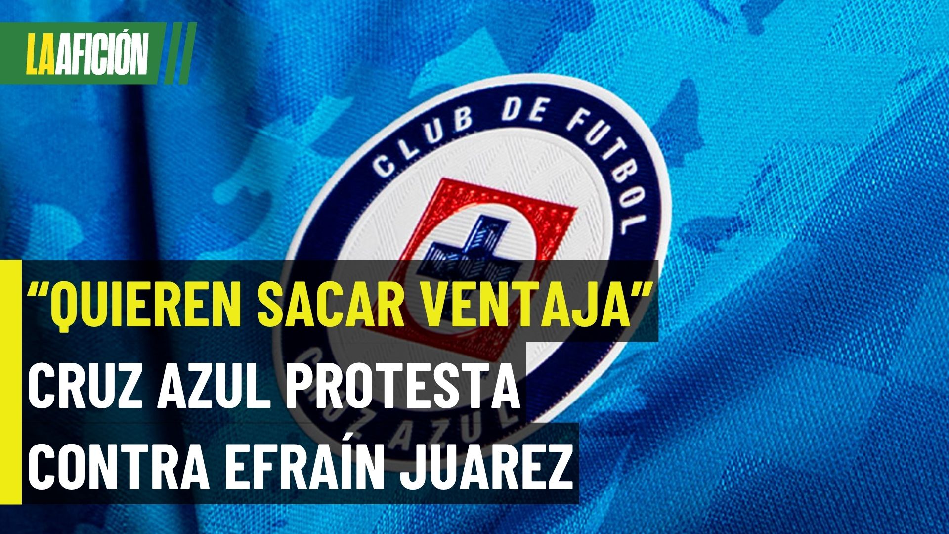 Cruz Azul presenta protesta contra Efraín Juárez por declaraciones