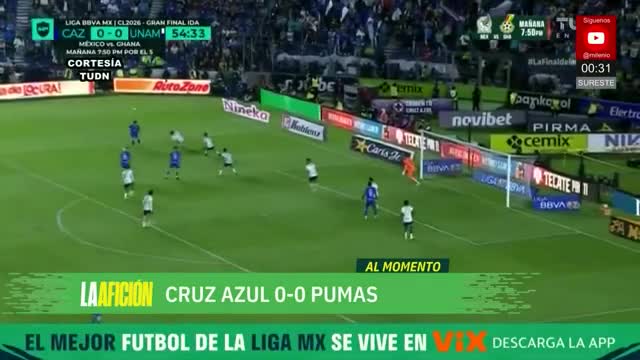 Cruz Azul y Pumas sin ventaja para la gran final | Milenio Noticias La Afición, 21 de mayo de 2026