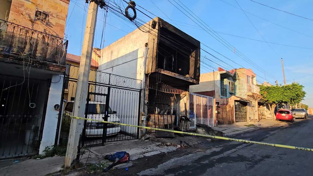 El incendio ocurrió en un domicilio de la  colonia Loma Dorada. (Juan Carlos Munguía)