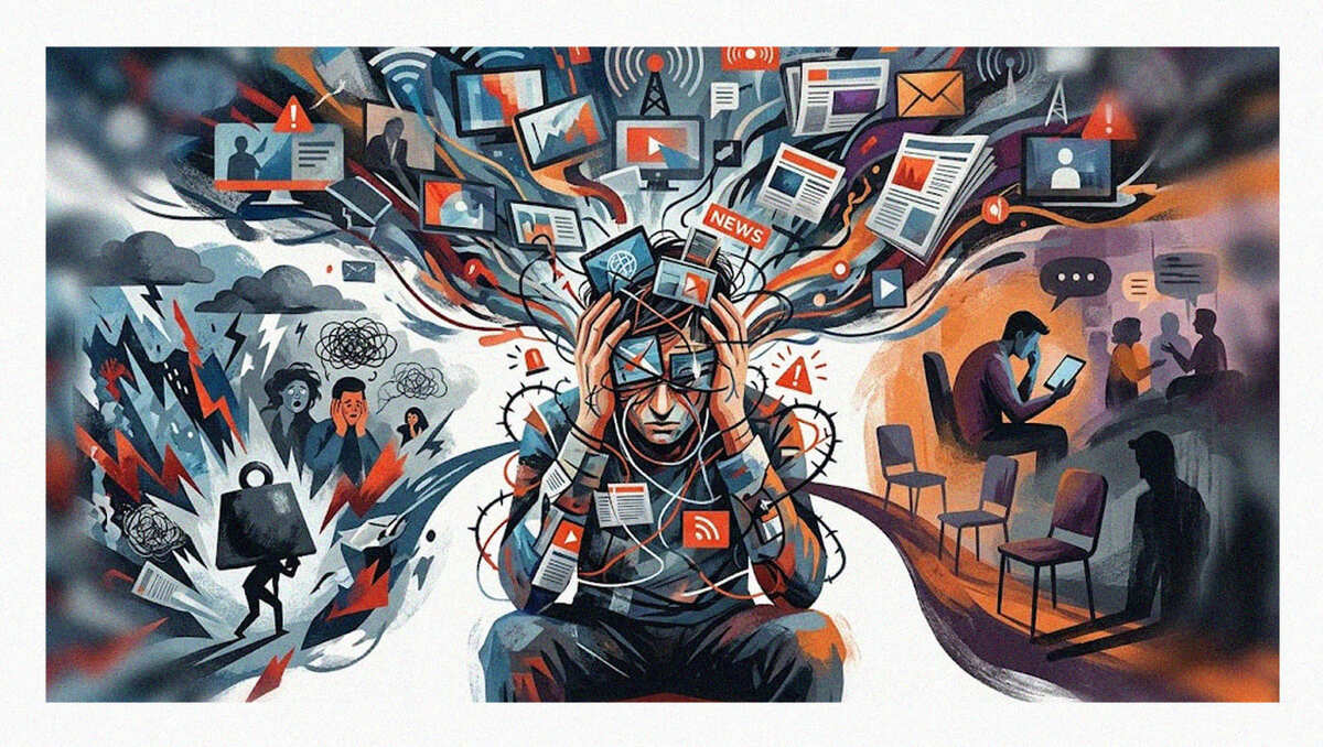 La lectura de noticias desmedida puede derivar en efectos psicológicos y emocionales | Antonio Texta