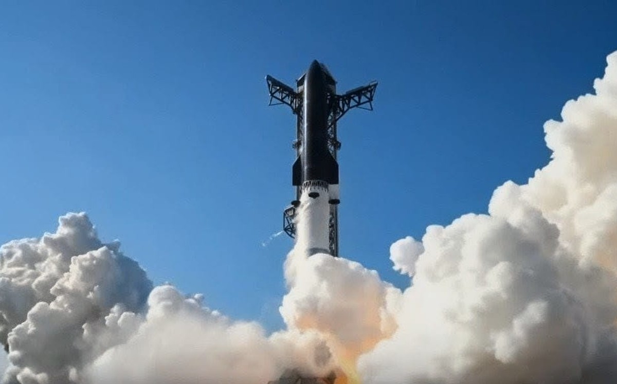 Megacohete Starship despega desde Boca Chica en histórica misión de SpaceX. | Redes