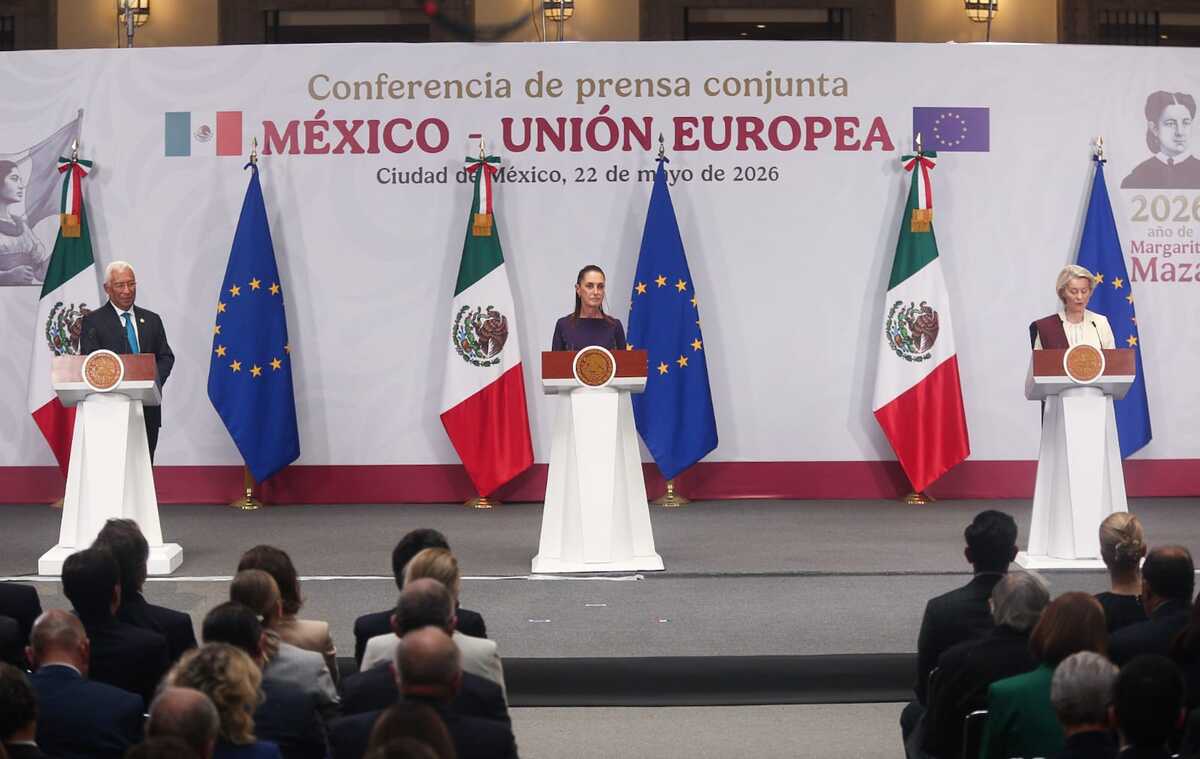 Mexico firma acuerdo comercial con la UE. | Foto: Octavio Hoyos
