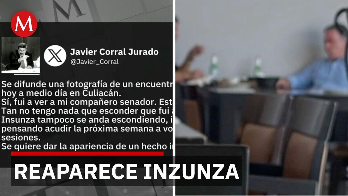 Reaparece Enrique Inzunza tras 23 días oculto: Se reúne con Javier Corral en Culiacán