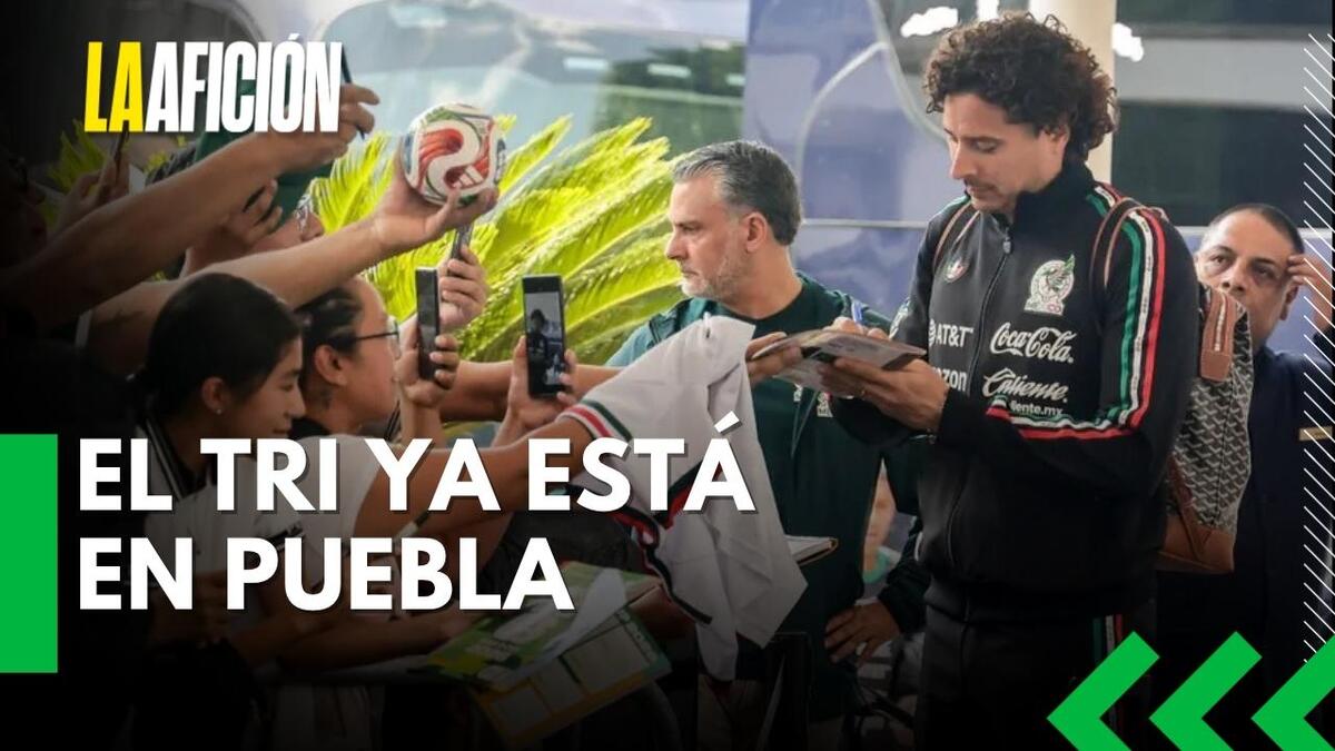 Selección Mexicana ya se prepara en Puebla para su amistoso ante Ghana