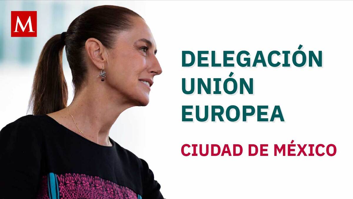 Sheinbaum recibe a delegación de la Unión Europea