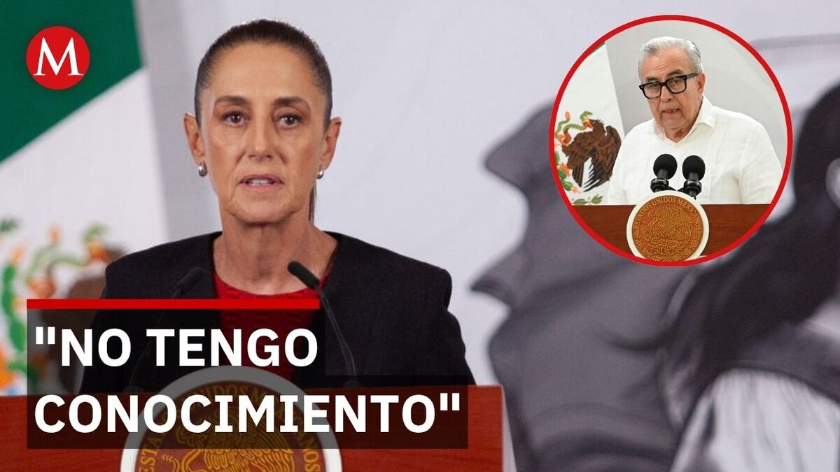 Sheinbaum sobre supuesta suspensión de cuentas a hijos de Rubén Rocha por la UIF