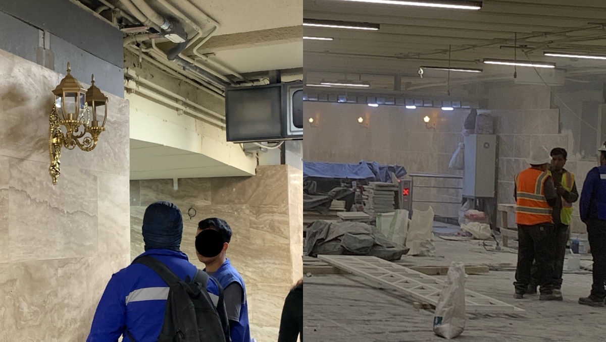 Usuarios de X han compartido las primeras imágenes de la remodelación en Metro Hidalgo. | Especial