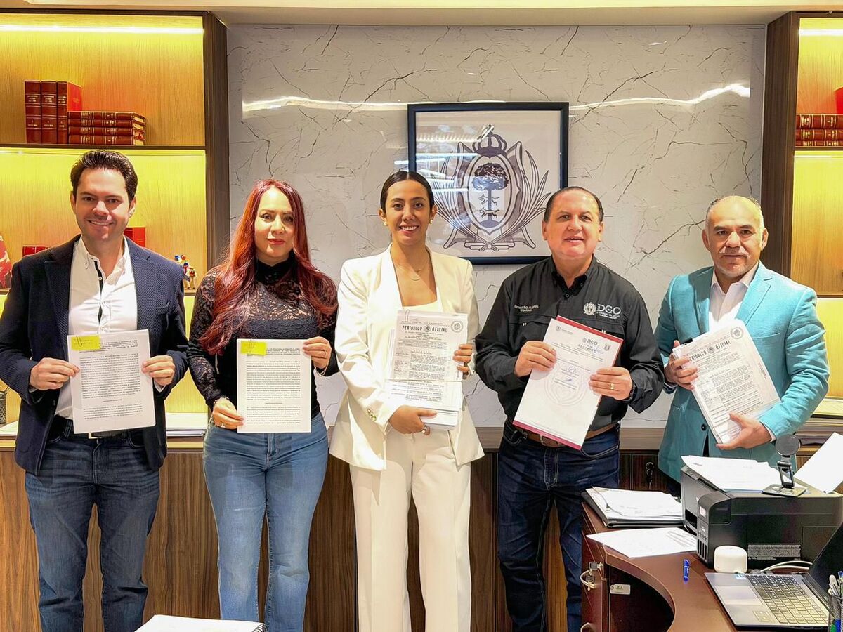 Betzabé Martínez presenta Plan Fluye ante Congreso de Durango. | Cortesía.