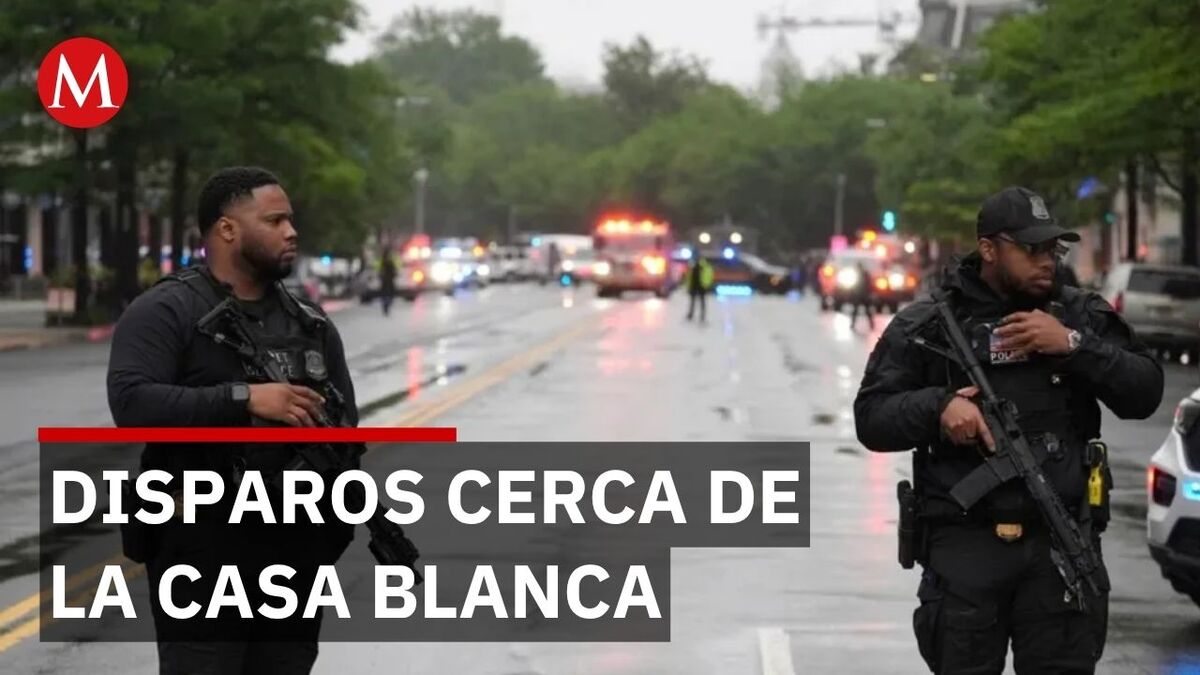 Blindan la Casa Blanca tras disparos; abaten a presunto responsable