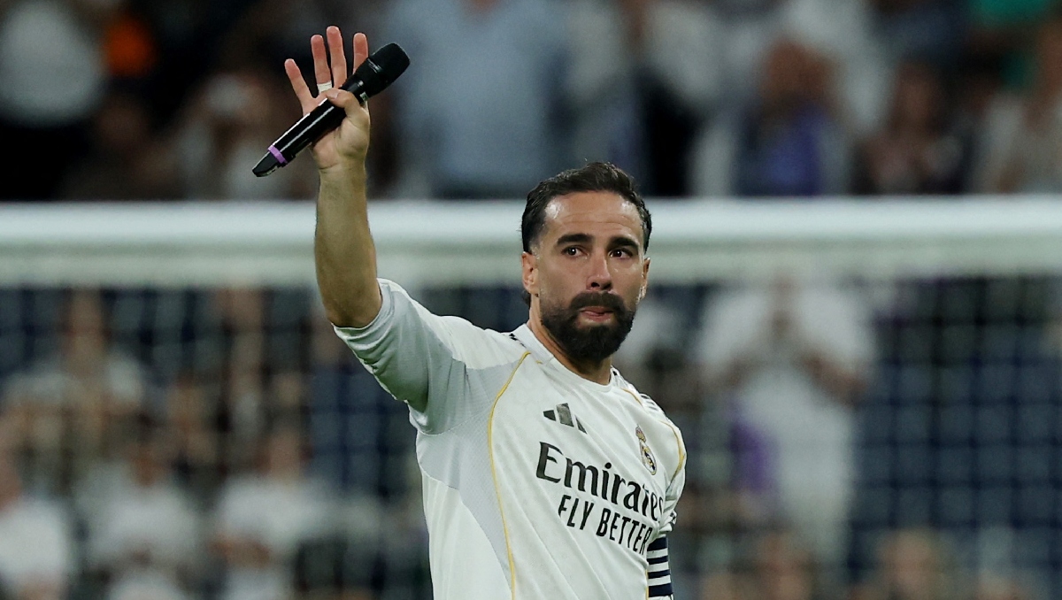 Dani Carvajal deja el brazalete de capitán del Real Madrid a Federico Valverde (Reuters)
