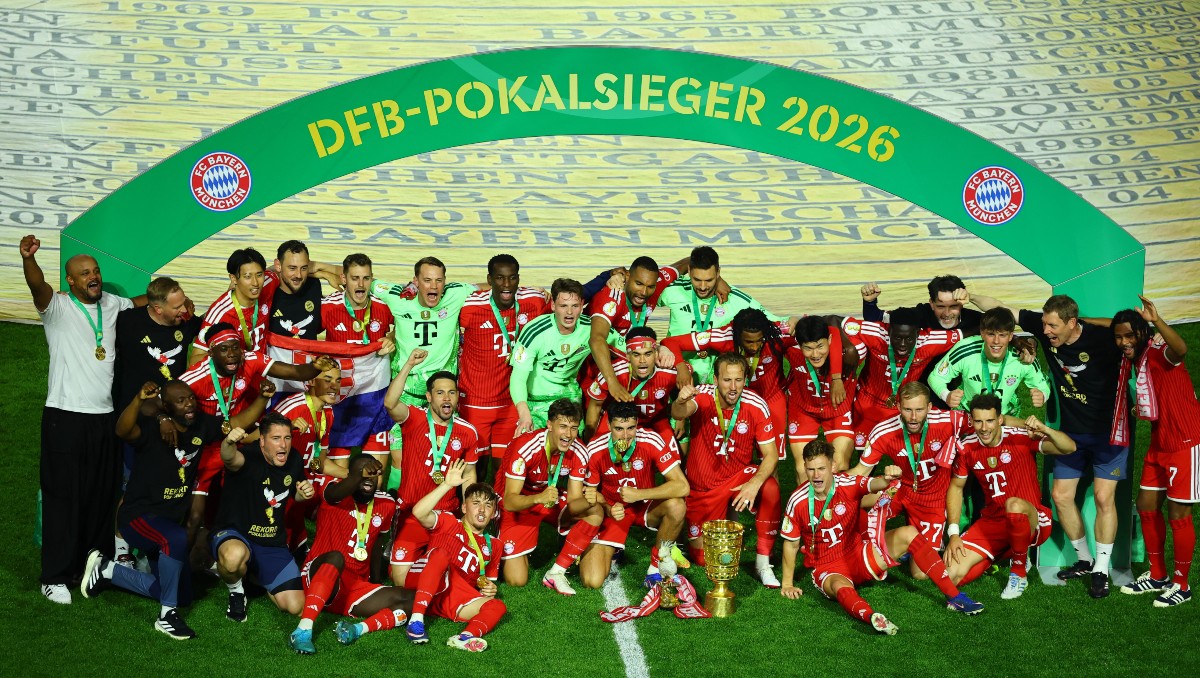 Harry Kane conduce al Bayern Múnich al título de la Copa de Alemania 2026 (Reuters)