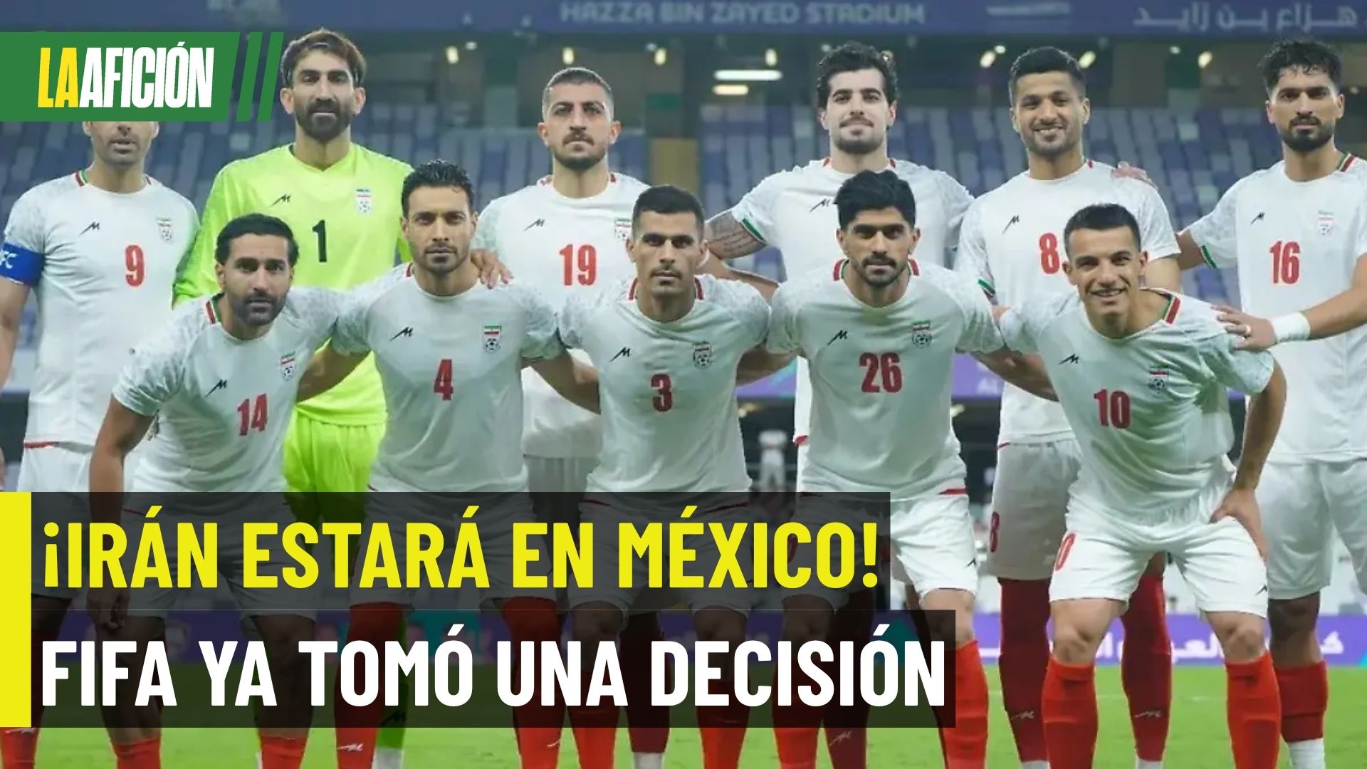 Irán deja Estados Unidos y tendrá base en México durante el Mundial