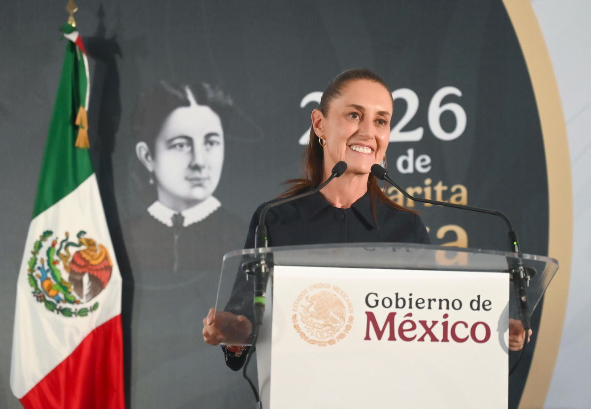 La presidenta Claudia Sheinbaum anuncia el Servicio Universal de Salud. | Foto: Especial