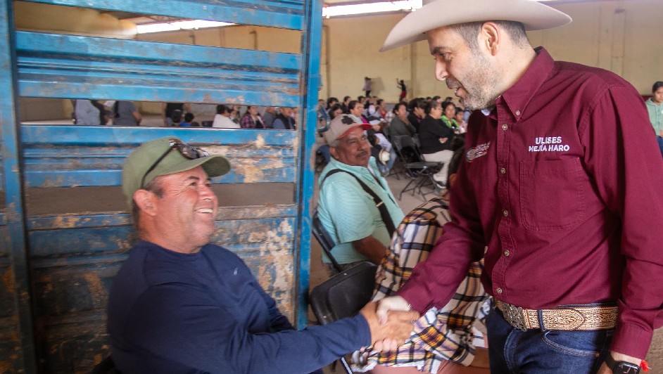 Productores de Sombrerete exponen necesidades del campo ante Ulises Mejía Haro | Cortesía