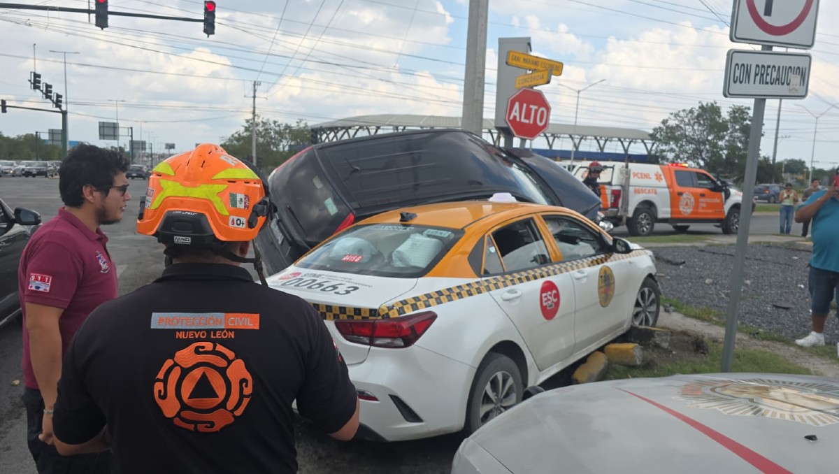 El accidente se registró en la avenida Concordia. Foto: Especial