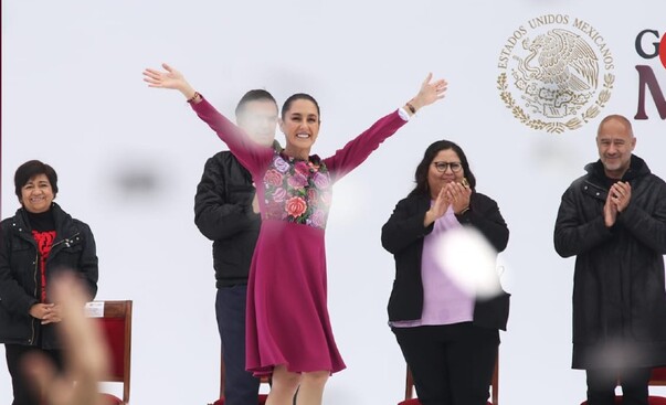 Claudia Sheinbaum celebrá 100 días como presidenta de México. | Araceli López