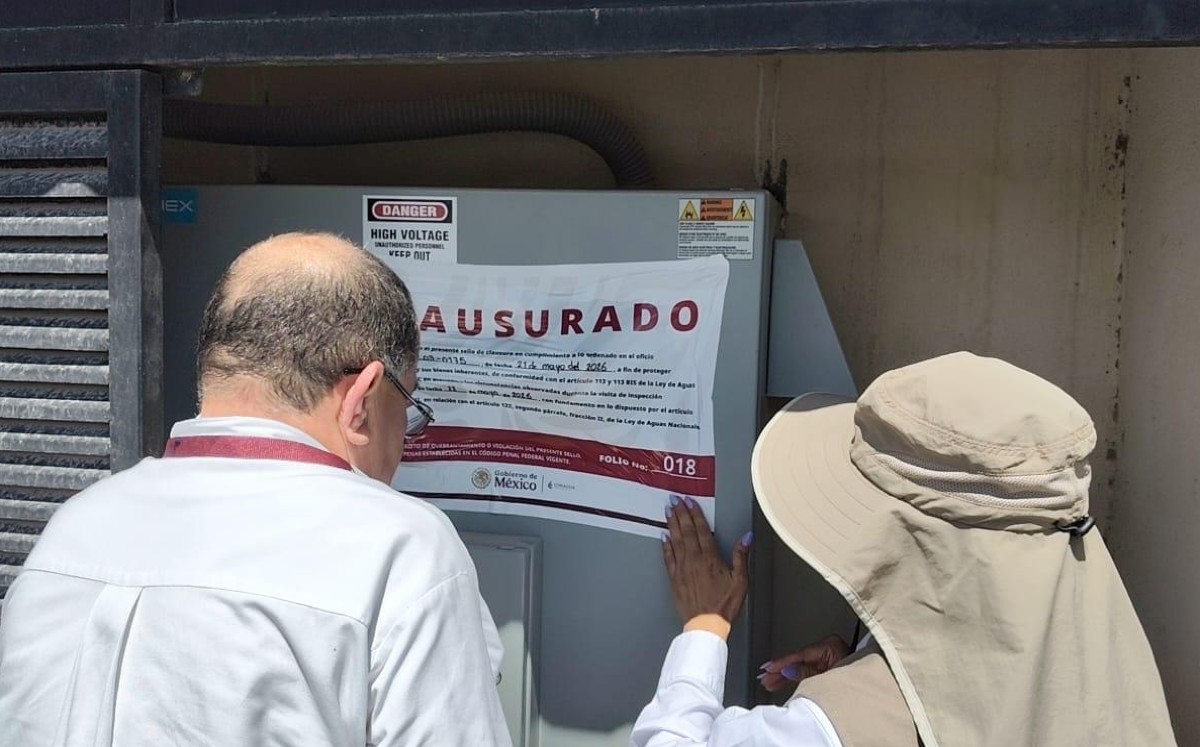 Clausuran pozo de agua en Lerdo. | Foto: Especial