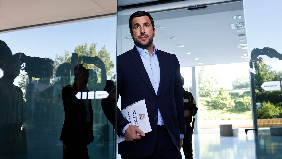 Enrique Riquelme anuncia los nombres qe conforman su junta directiva para su candidatura en el Real Madrid (EFE)
