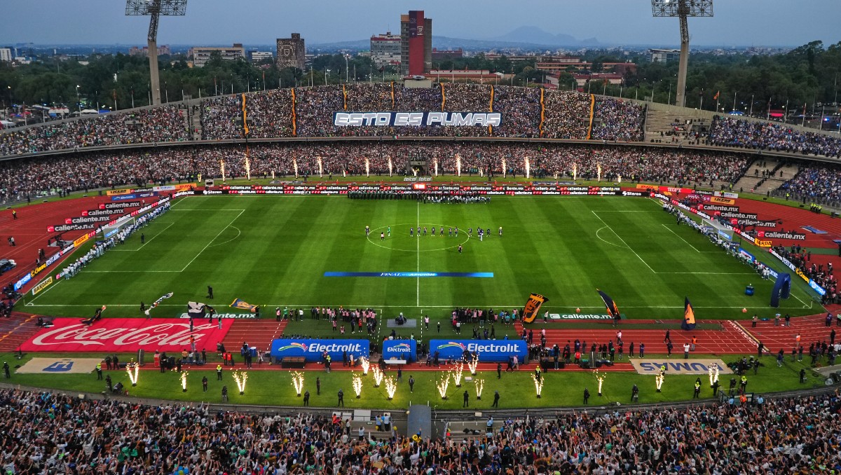 La Final de la Liga MX entre Pumas y Cruz Azul se disputa en el Estadio Olímpico Universitario (Imago7)