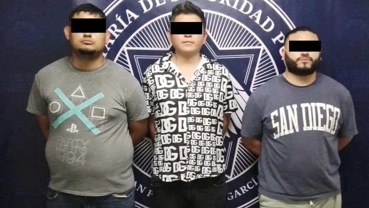 Los tres hombres fueron trasladados a las instalaciones del C2 municipal | Especial