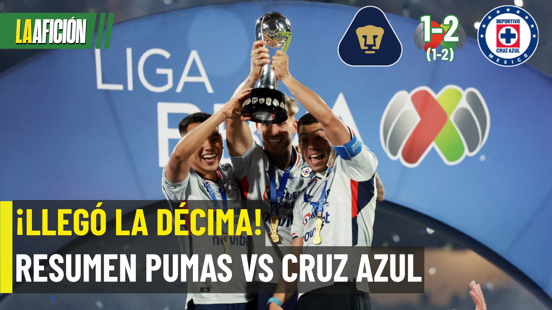 ¡'LA MÁQUINA' ES CAMPEÓN! Rotondi rompe a Pumas y desata la locura celeste en CU
