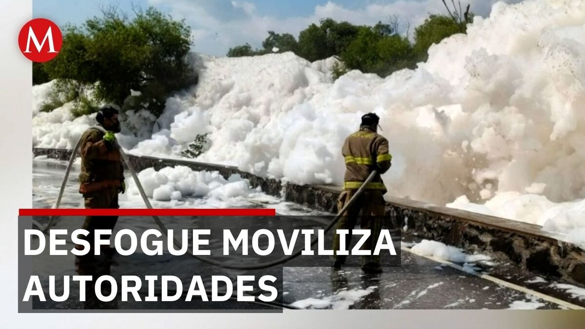 Reabren tramo carretero en Hidalgo tras desfogue controlado de presa Rojo Gómez