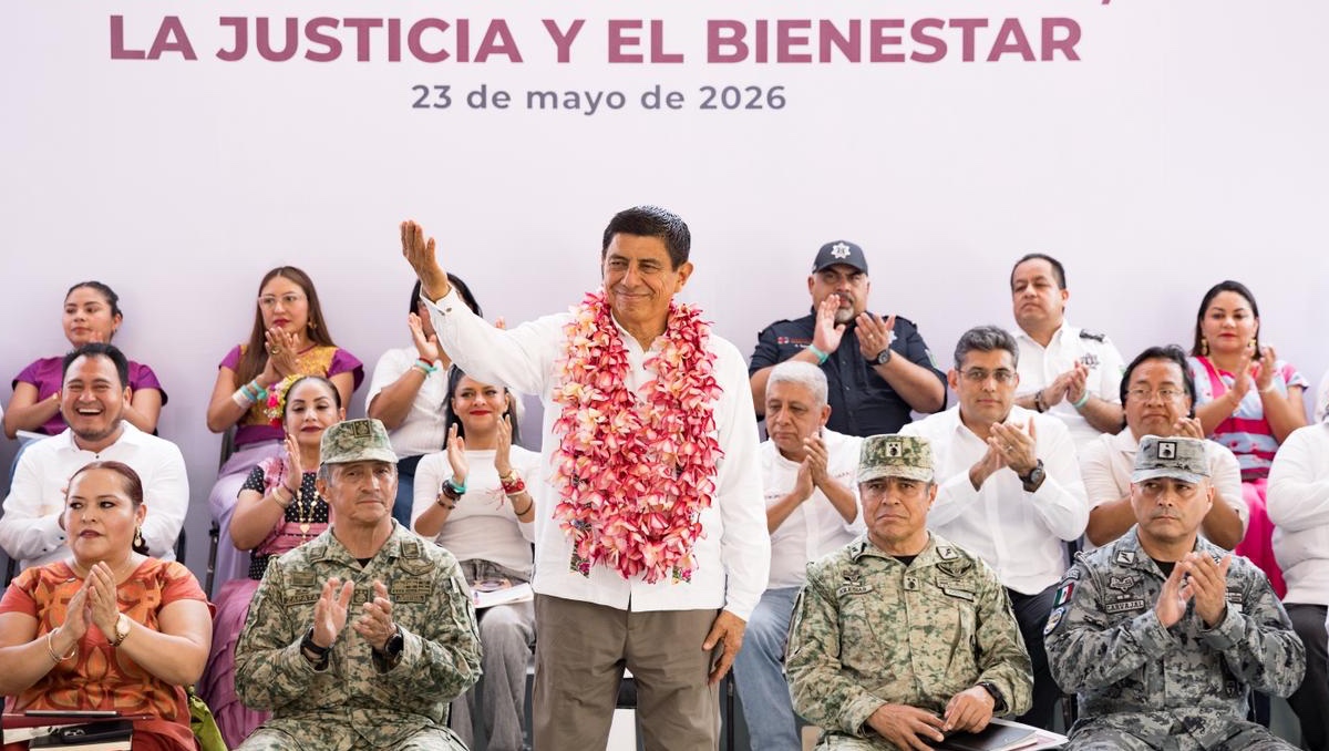 Salomón Jara Cruz presentó los resultados y avances del “Plan Juchitán para la Paz, la Justicia y el Bienestar”. | Especial