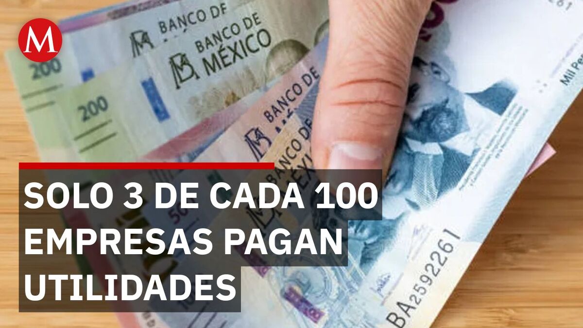 Solo 3.2% de las empresas en México pagan utilidades a sus trabajadores