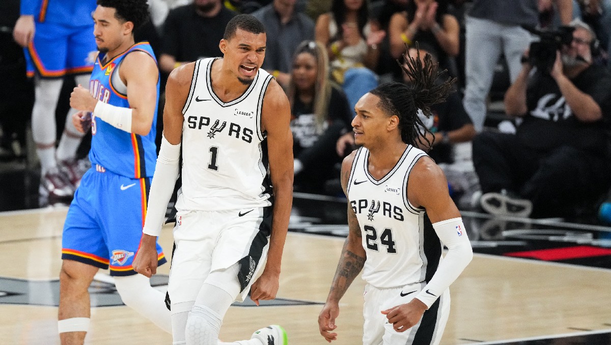 Victor Wembanyama y Spurs derrotan al Thunder y obligan seis juegos en la Final de Oeste de NBA (Reuters)