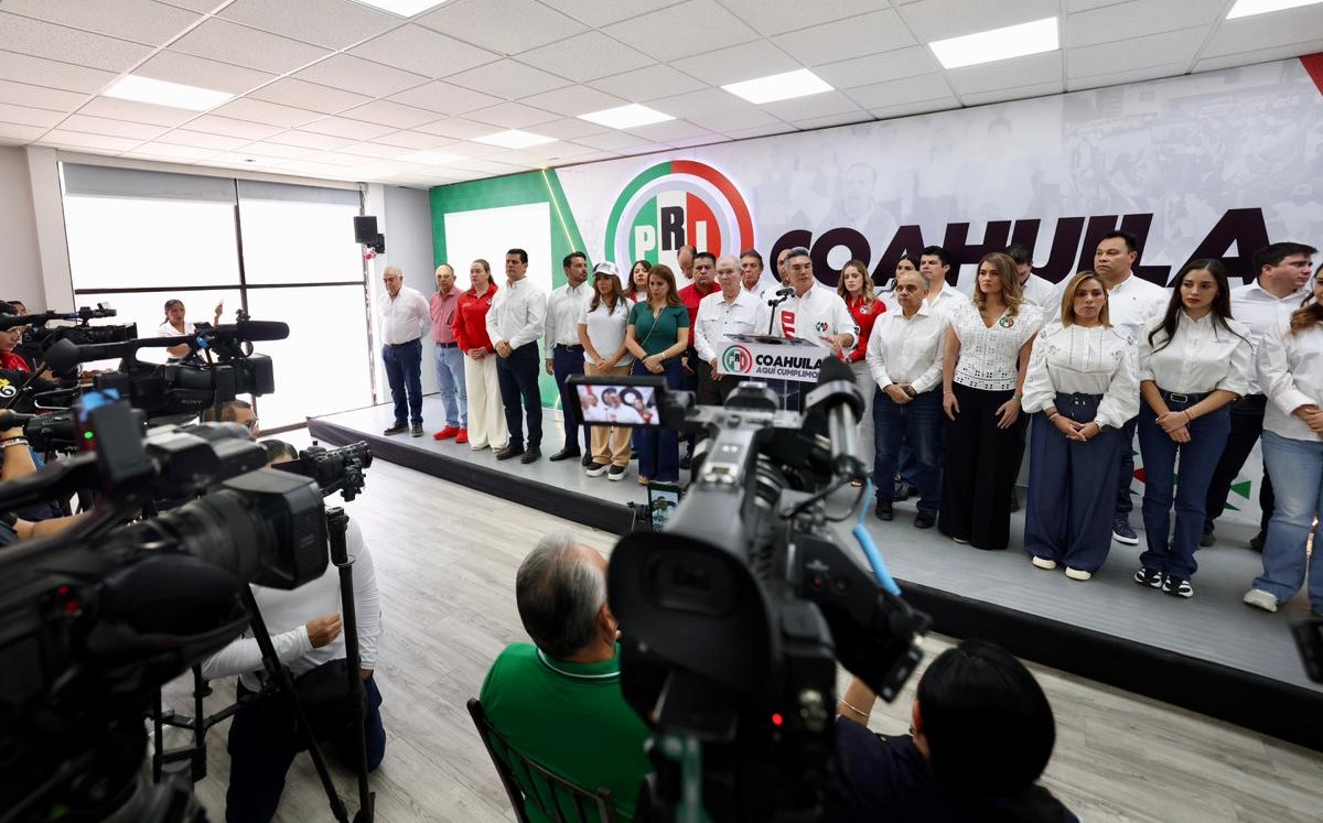 Alejandro Moreno visitó Coahuila para acompañar a los candidatos de su partido | Especial
