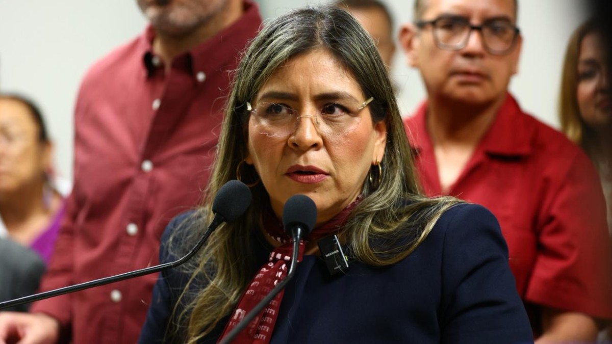 Anabel Alcocer, dirigenta de Morena en Nuevo León. | Jorge López