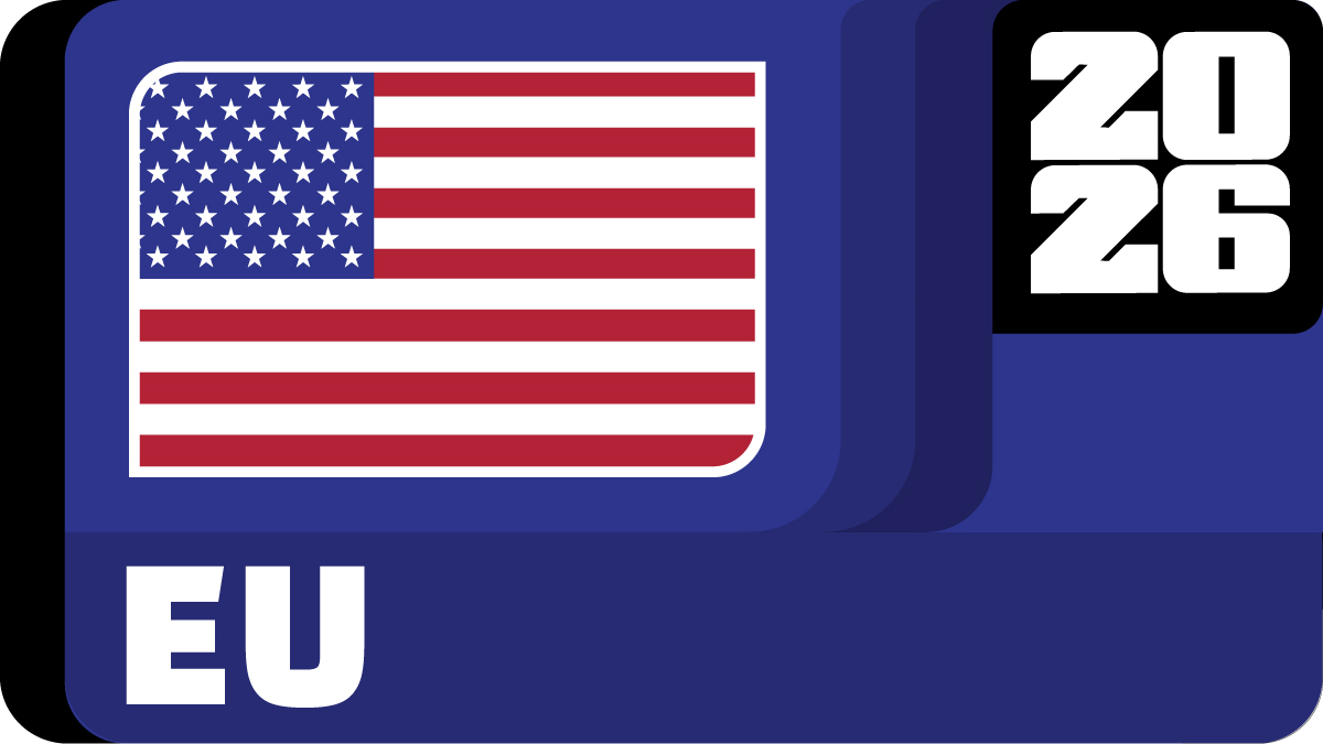 La bandera del USMNT, uno de los tres países anfitriones del Mundial 2026 (La Afición)