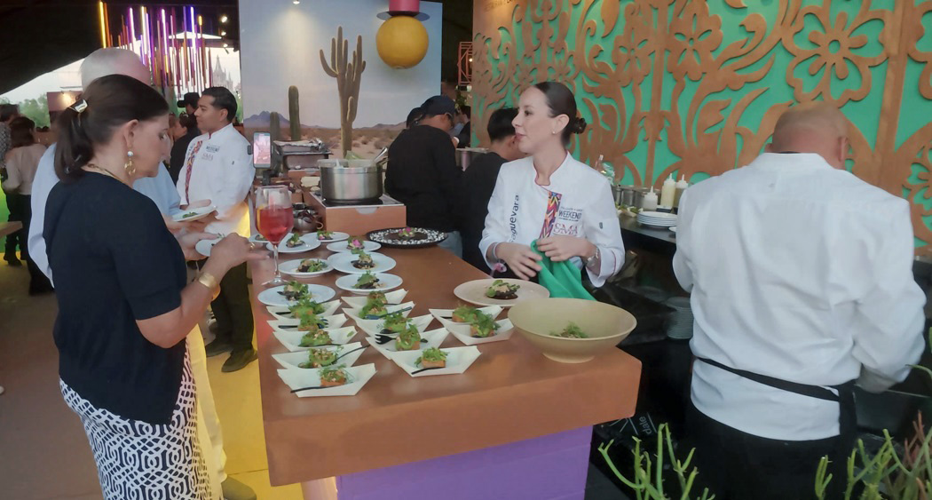 La ciudad se convirtió por cuatro días en epicentro gastronómico del país. (Selene González)