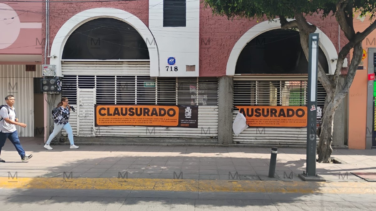 Las clausuras colocadas recientemente corresponden principalmente a la falta de permisos de uso de suelo. | Archivo.