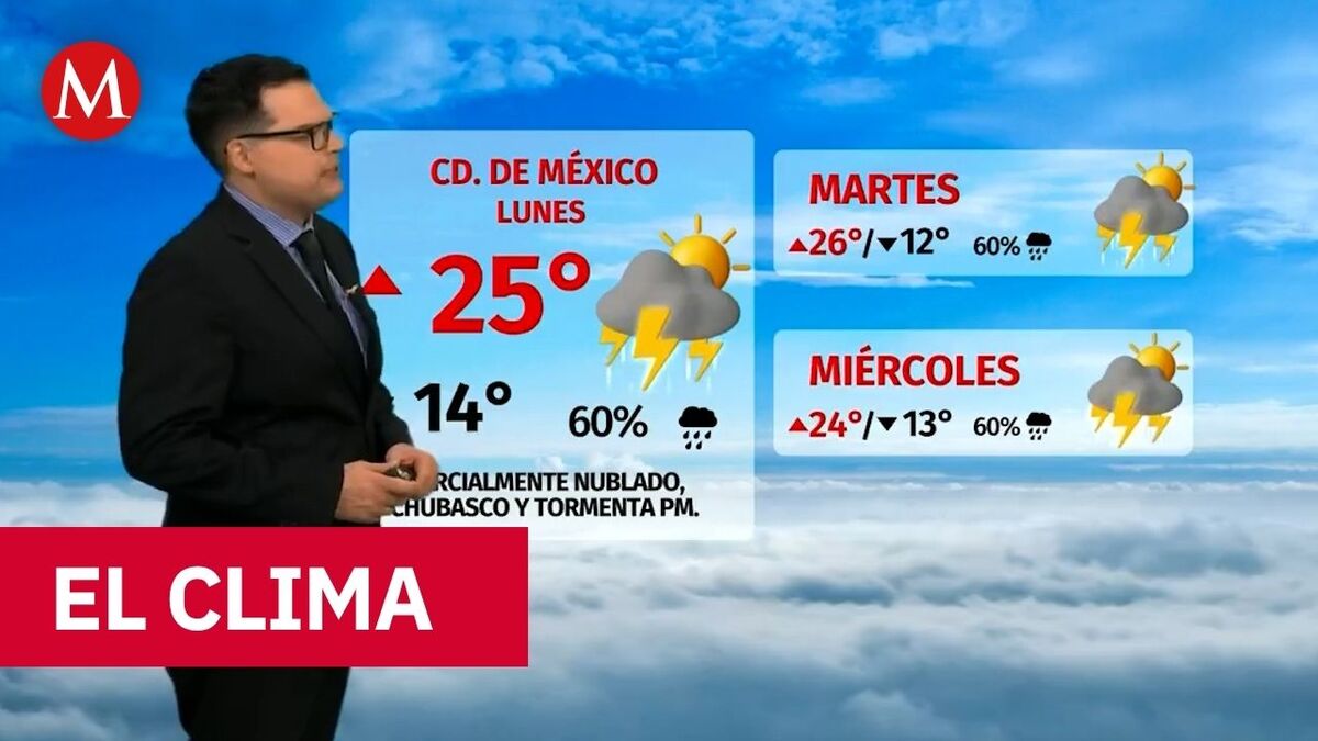 Clima de hoy lunes 25 de mayo de 2026 | Pronóstico con Nelson Valdez
