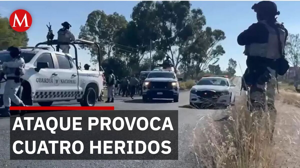 Emboscada en Zacatecas deja cuatro policías heridos tras cateo