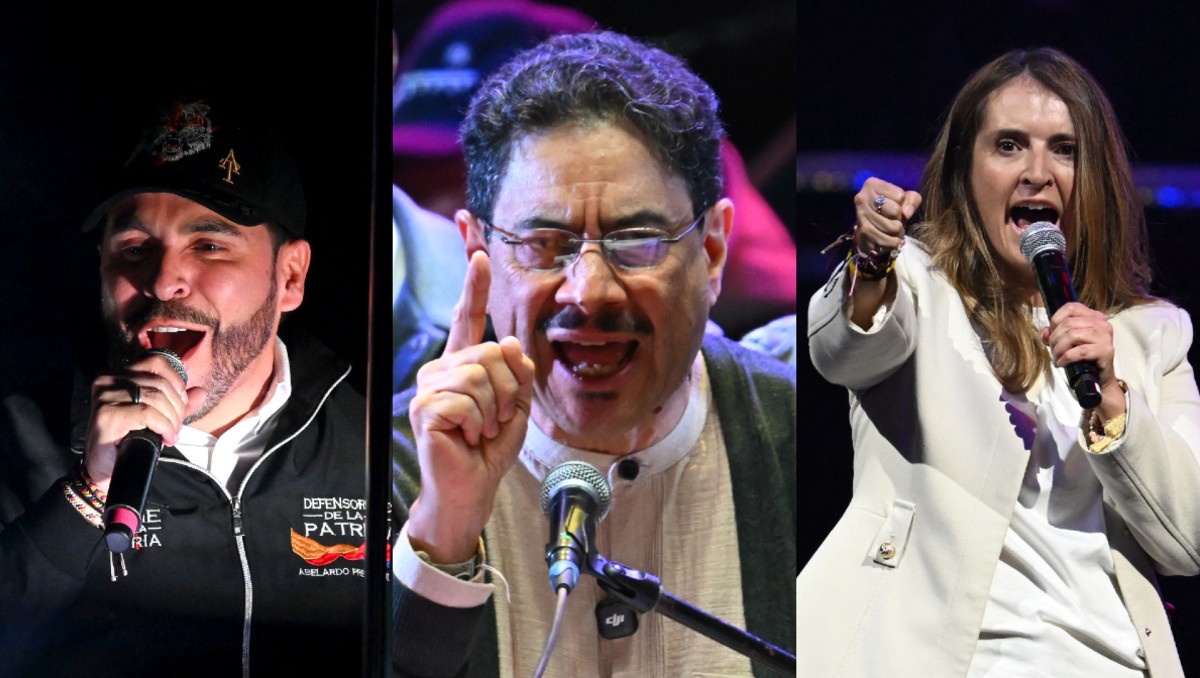De la Espriella, Cepeda y Valencia contenderán por el liderazgo colombiano | Foto: AFP