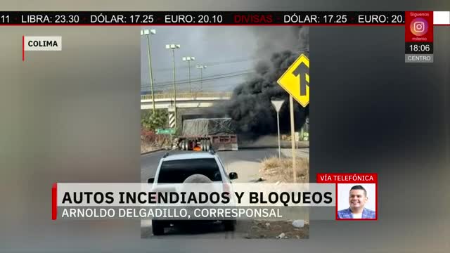 Registran jornada violenta en Colima: tiroteos y bloqueos | Milenio Noticias, 25 de mayo de 2026