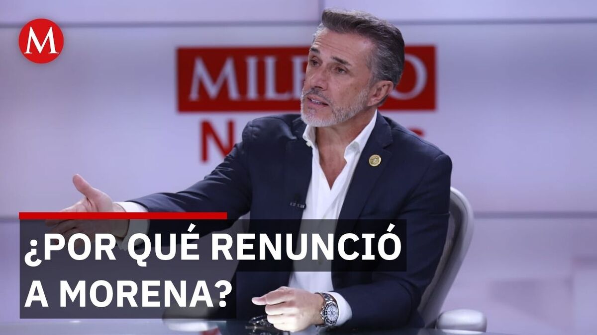 Sergio Mayer revela críticas, ataques y “doble moral” tras renunciar a Morena