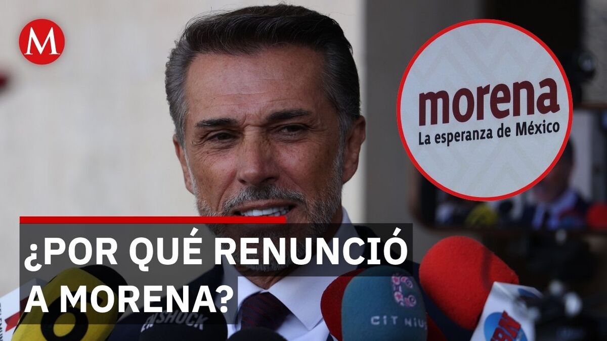 Sergio Mayer revela críticas, ataques y “doble moral” tras renunciar a Morena