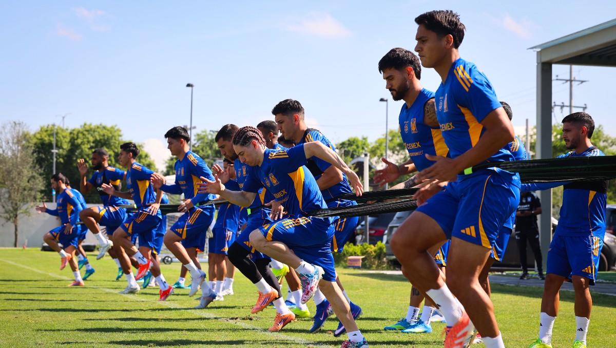 Tigres arranca semana de Final de Concachampions con prácticamente plantel completo (X @TigresOficial)