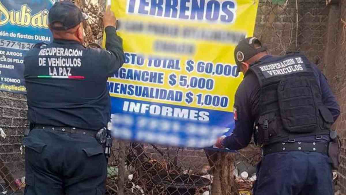 Autoridades de Los Reyes La Paz iniciaron acciones contra la venta de predios en reserva ecológica protegida. Foto: Especial