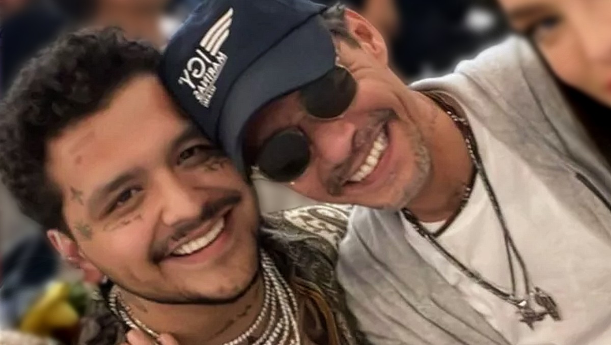 Christian Nodal se sincera sobre el papel que Marc Anthony tiene en su vida (IG: @nadiaferreira)
