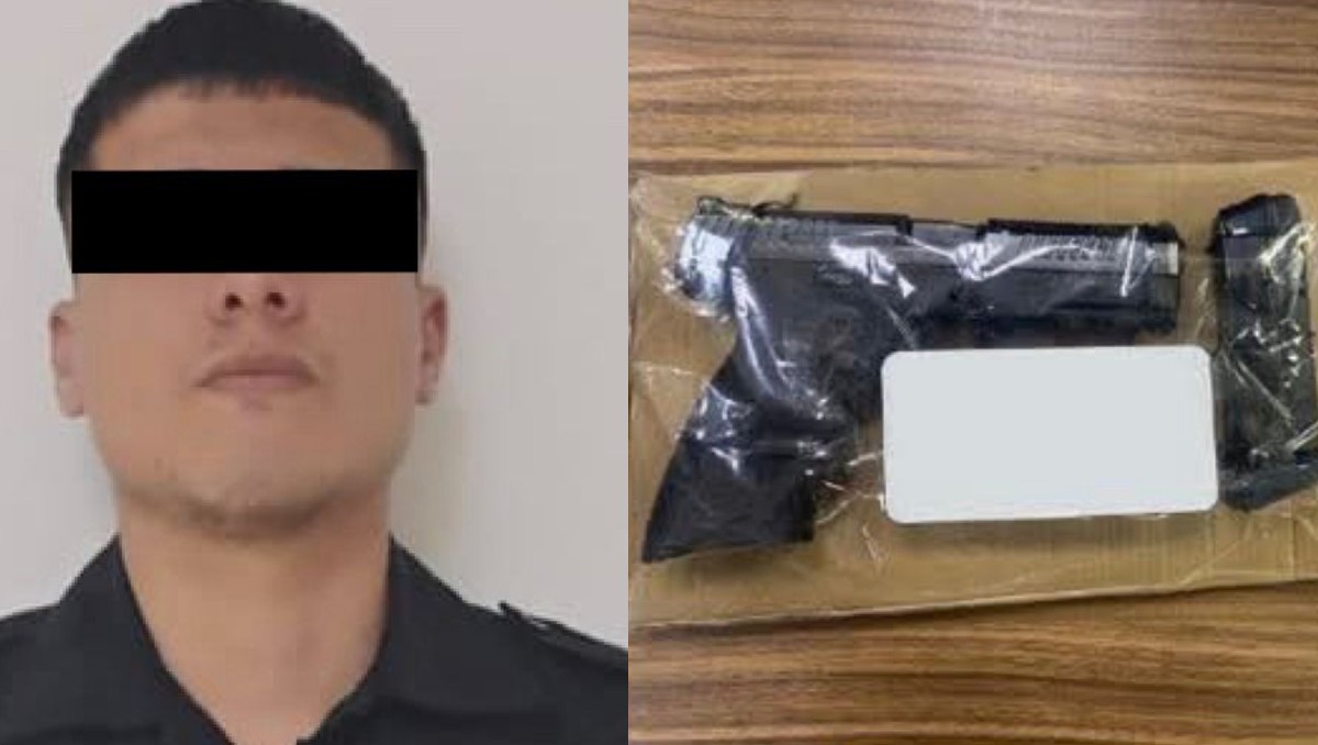 El supuesto escolta fue identificado como Servando “N”, de 27 años. Foto: Especial