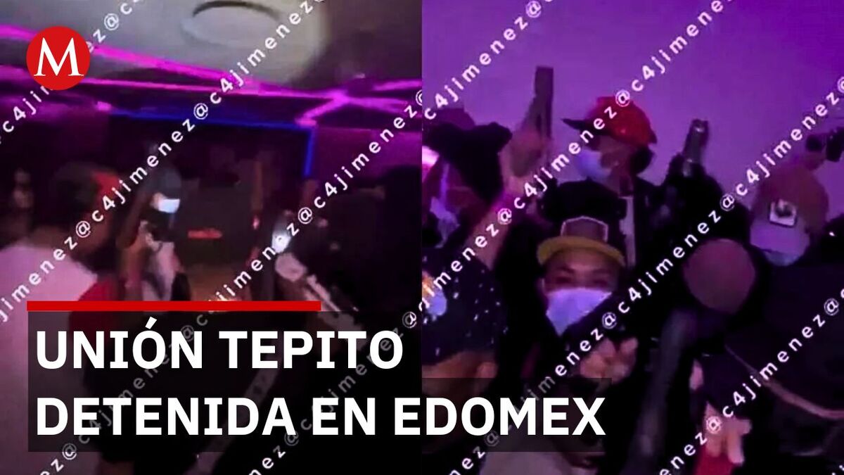 FGR irrumpe fiesta de presuntos integrantes de La Unión Tepito en motel de Edomex