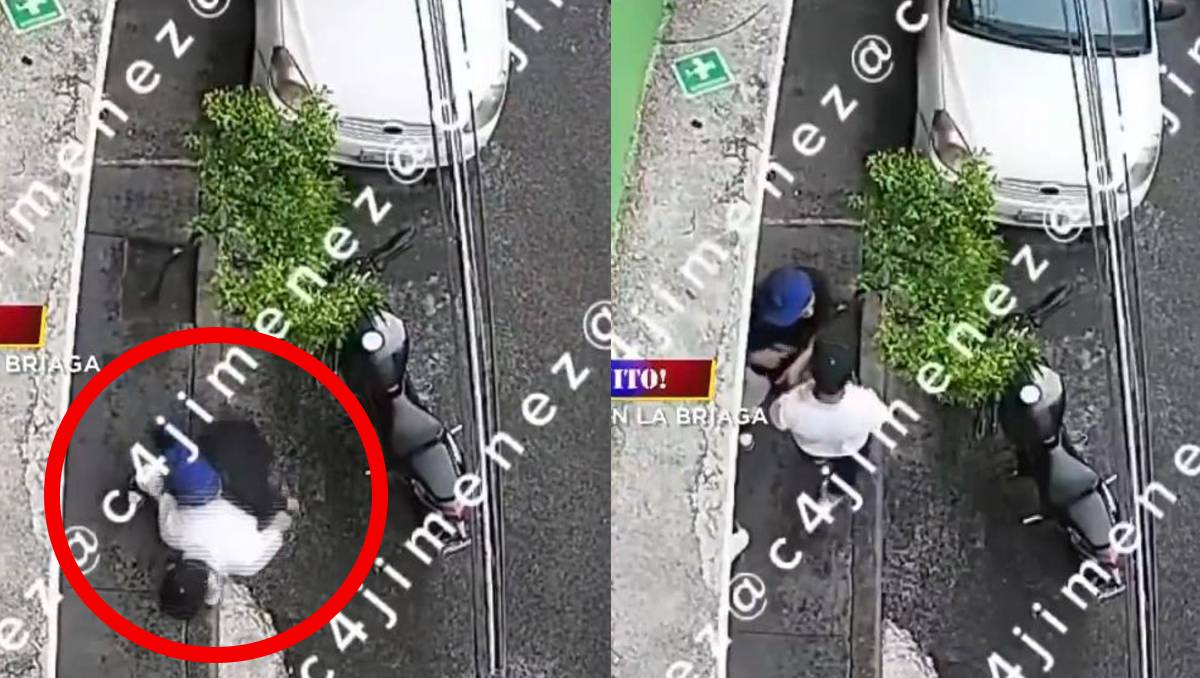 GAM: Joven balea a su amigo en la calle. | ESPECIAL
