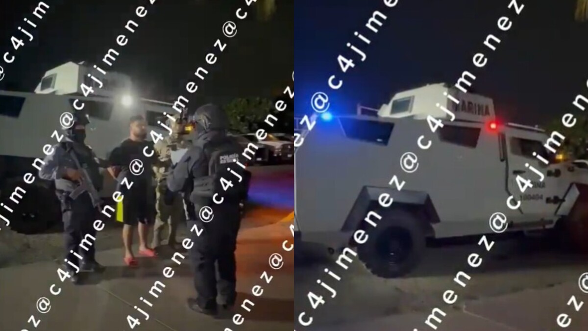 Gómez Calcáneo indicó que dos de los detenidos incendiaron un camión, mientras que otro se identificó como ciudadano norteamericano. | Especial