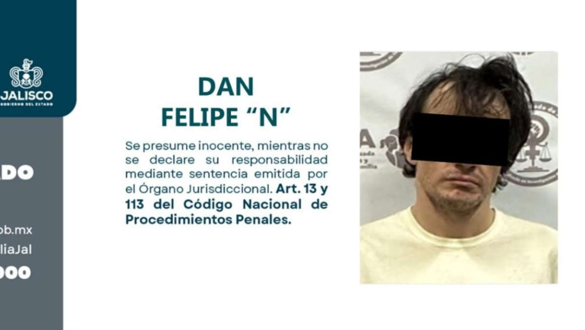 El hombre sería responsable de cometer feminicidio y parricidio contra su madre en Guadalajara (Foto: Fiscalía de Jalisco)